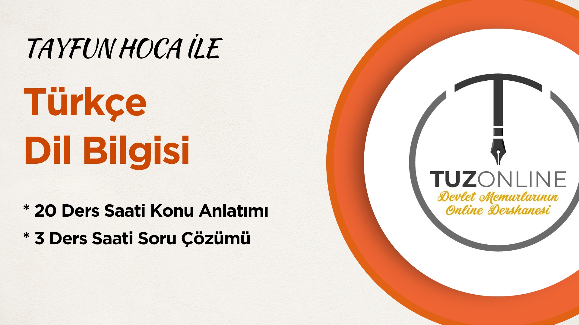 Tayfun Hoca ile Türkçe Dil Bilgisi